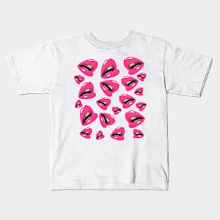 LIPS INVASION Kids T-Shirt